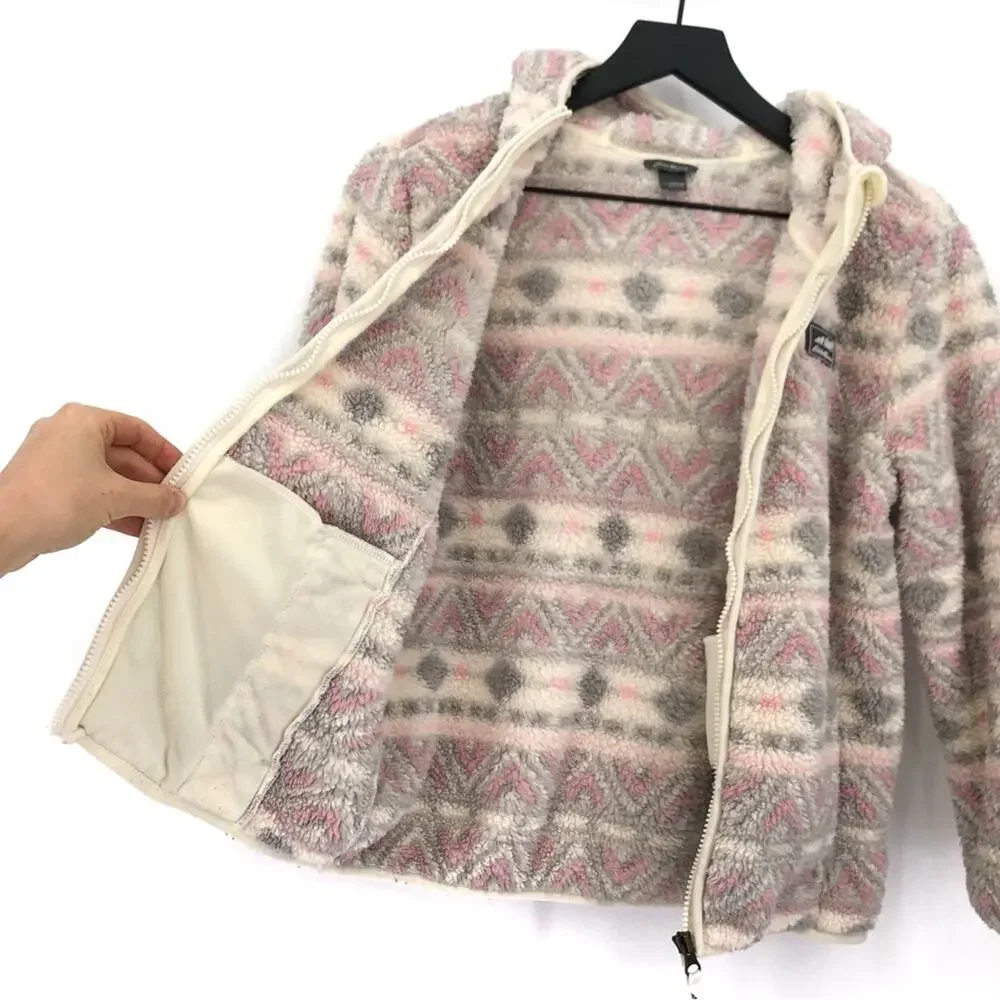 EDDIE BAUER Quest Fleece Plush Hooded Jacket M (10/12)